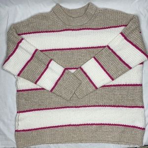 American Eagle Oversized Striped Sweater